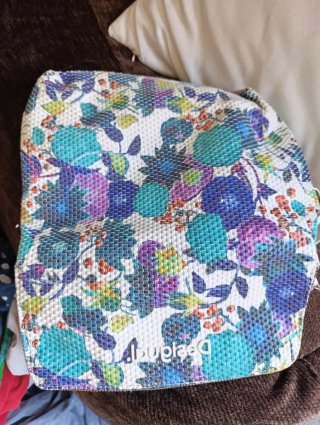 Bolso Desigual Verano Rafia Multicolor