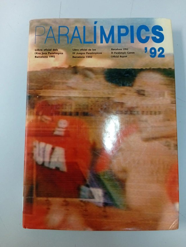 Libro oficial juegos paralímpicos Barcelona 92