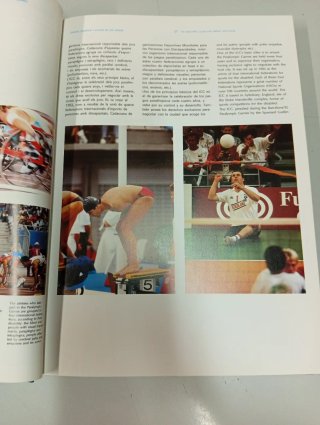 Libro oficial juegos paralímpicos Barcelona 92