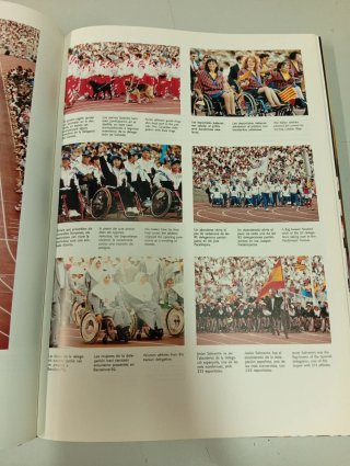 Libro oficial juegos paralímpicos Barcelona 92