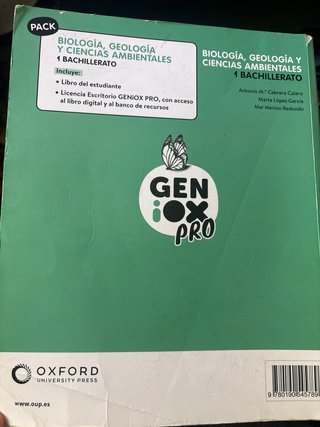 Biología, Geología y CC. Ambientales 1º Bachill...