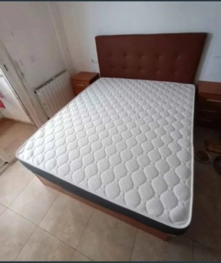 Canapé abatible con colchones viscoelástica