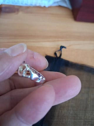 Anillo Plata Infinito Corazones