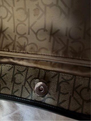 Bolso Tote Calvin Klein Beige y Marrón