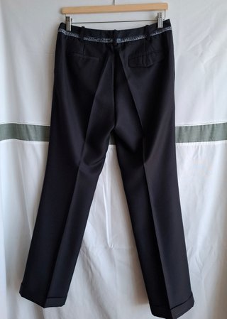 Pantalón vestir mil rayas mujer