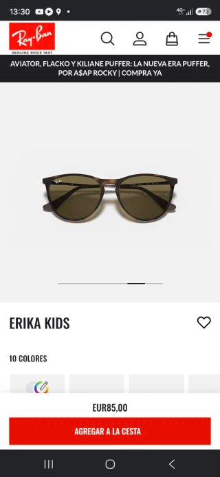 Gafas de sol Ray-Ban RB9060S Marrones