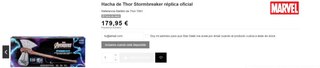 Réplica Hacha Stormbreaker Thor Oficial