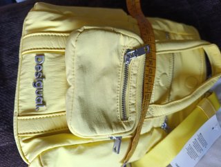 Mochila Desigual XS Amarilla