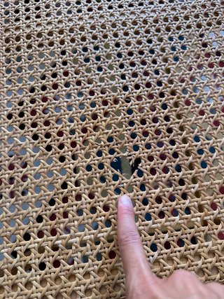 Mesa de centro ratán y madera Riolut