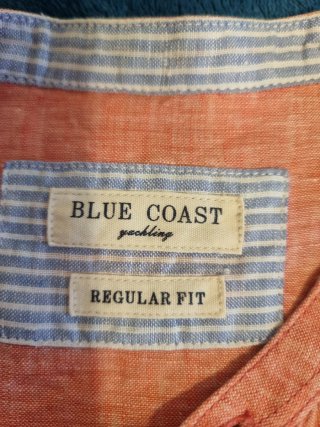 Camisa Blue Coast Naranja/Rosa