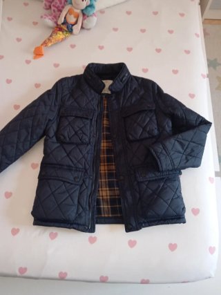 Chaqueta Zara niño azul acolchada T. 9-10 (140l