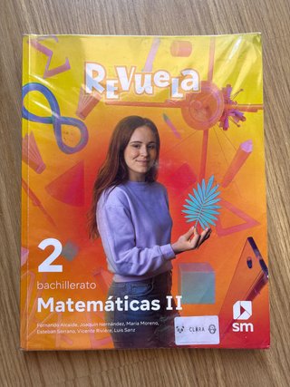Libro matemáticas II 2bachillerato