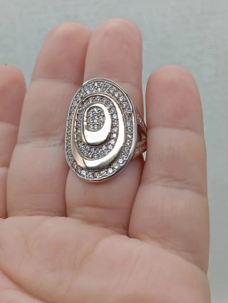 Anillo Plata Ley 925 Circonitas Maxi