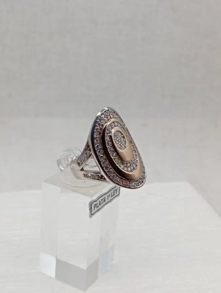 Anillo Plata Ley 925 Circonitas Maxi