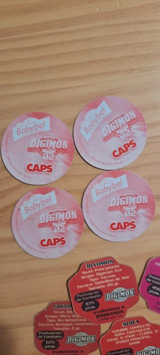 Lote Tazos Digimon