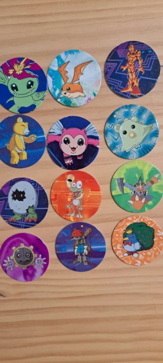 Lote Tazos Digimon