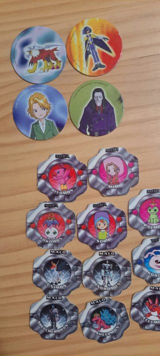 Lote Tazos Digimon