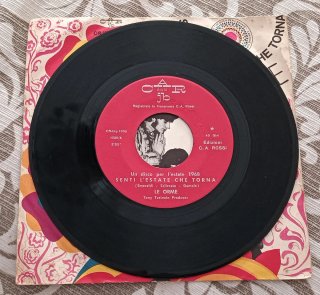 45 giri "Senti l'estate che torna", Le Orme, 1968