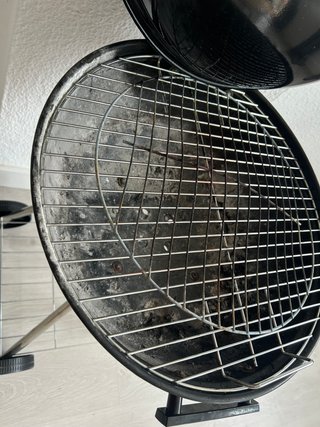 Barbacoa Redonda Negra 44cm