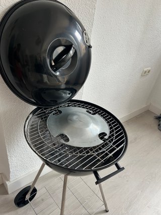 Barbacoa Redonda Negra 44cm