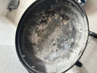 Barbacoa Redonda Negra 44cm