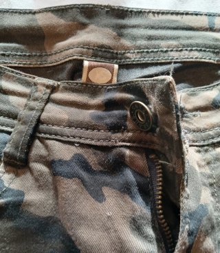 Pantalón camuflaje elástico T XS