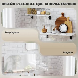 Juego 2 Mesas Plegables Pared