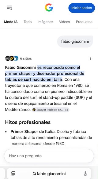 Tabla de surf / shapped by Fabio Giacomini