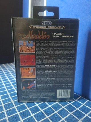 MEGADRIVE ALADDIN ORIGINAL COMPLETO