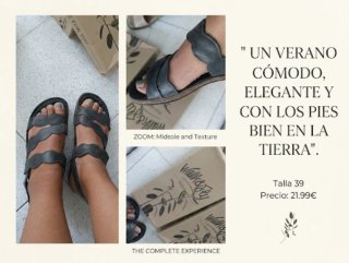 Sandalias Walk and Fly Talla 39 Gris