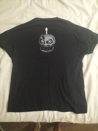 Camiseta Chica Five Nights at Freddy's Negra