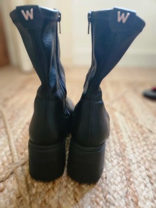 Botas Wonders G-7017 Negro Talla 36
