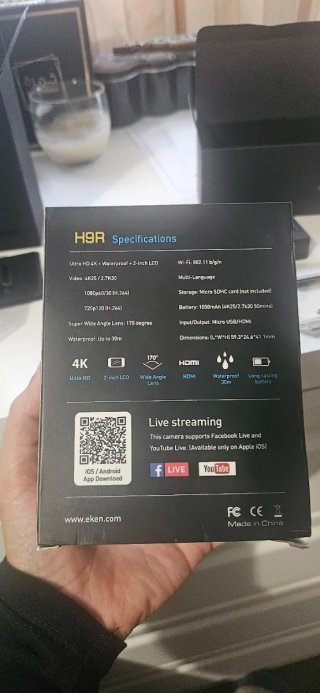 Cámara Deportiva Eken H9R 4K