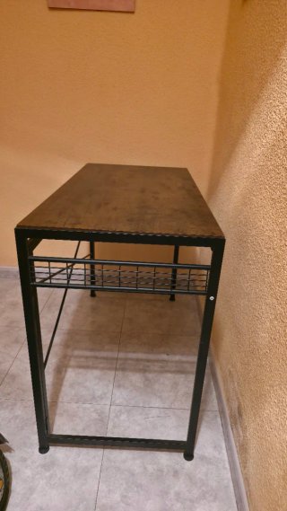 Escritorio plegable metal y madera