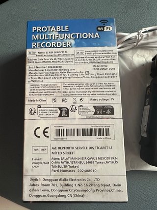 Cámara de acción multifunción DV02 con wifi