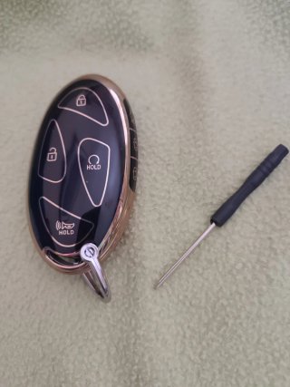 FUNDA + LLAVERO PARA HYUNDAI KONA 7 BOTONES