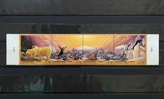 Sellos nuevo Naciones Unidas 1993 Fauna Polar