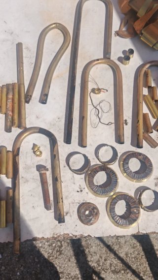 Recortes bombas y tubos reparación brass