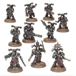 Warhammer 40K Chaos Space Marines 10 Legionaries