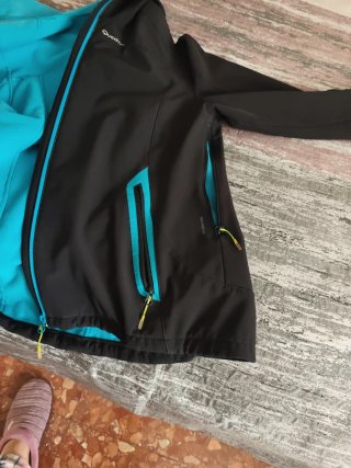 Cazadora impermeable forro polar