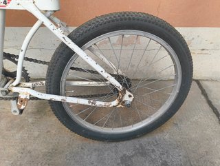 BMX custom con sospensioni