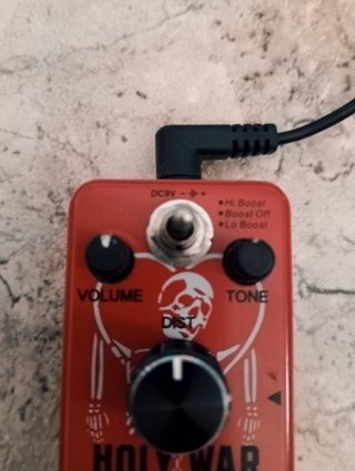 Pedal Distorsione Holy War con Scatola Originale