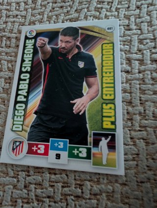 Cromo Diego Pablo Simeone Entrenador