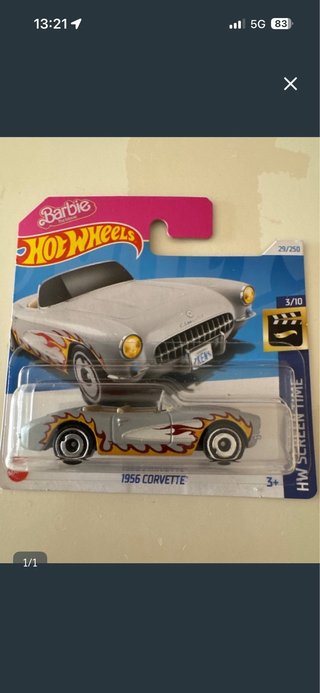 Hot Wheels 1956 Corvette Barbie