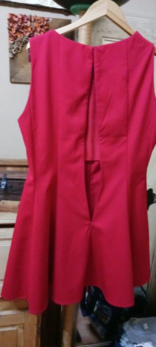 Vestido rojo elegante corto