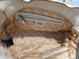 Bolso Guess Beige y Dorado