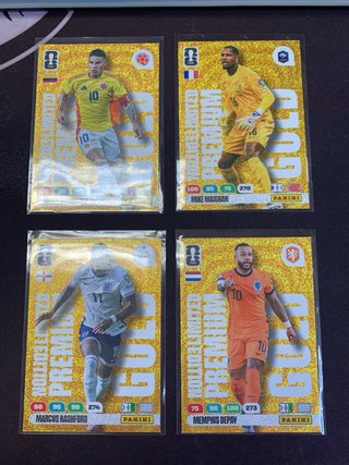 Adrenalyn XL Premium Gold Cards