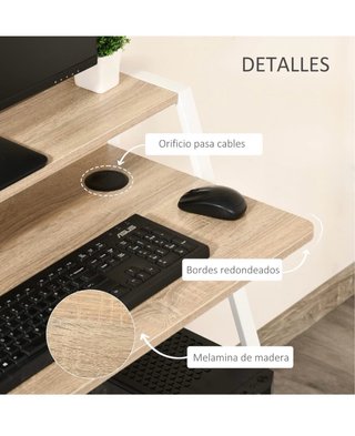 HOMCOM Escritorio Mesa de Ordenador - URGE VENTA
