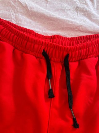 Pantaloncini Rossi Athletes con Fiamme (2)