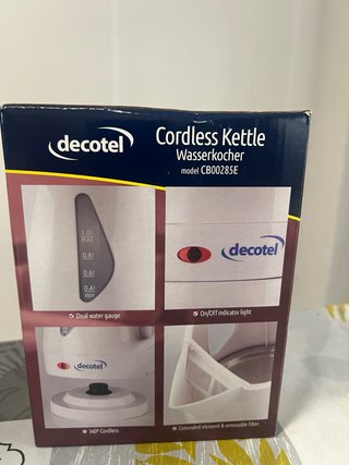 Decotel 1L Hervidor Inalámbrico